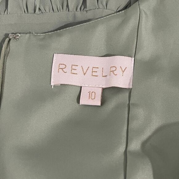 Revelry Sloane Chiffon Dress Size 10 - Picture 7 of 7